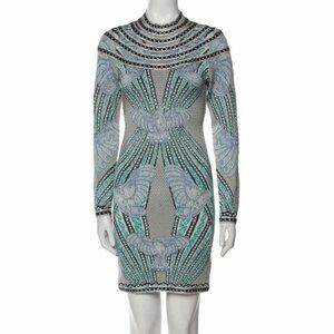 Herve Leger Printed Mini Dress Size: S